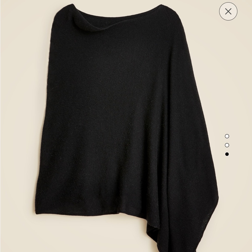 J. Crew cashmere wool blend poncho NWT